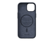 Чехол для iPhone 15 Njord Salmon Leather MagSafe Case Black (NA51SL00)