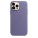 Чехол для iPhone 13 Pro Max Apple Leather Case with Magsafe (Wisteria) MM1P3 UA
