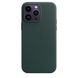 Чехол для iPhone 14 Pro Max Apple Leather Case with MagSafe - Forest Green (MPPN3) UA
