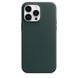 Чехол для iPhone 14 Pro Max Apple Leather Case with MagSafe - Forest Green (MPPN3) UA