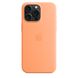 Чехол для iPhone 15 Pro Max OEM+ Silicone Case wih MagSafe (Orange Sorbet)