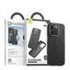 Чохол для iPhone 16 Pro (BL010) Blueo Bi-Texture Magnetic 600D Armor Aramid Fiber (Black Grey)