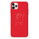 Чехол для iPhone 11 Pro PUMP Silicone Minimalistic Case ( Pug With )