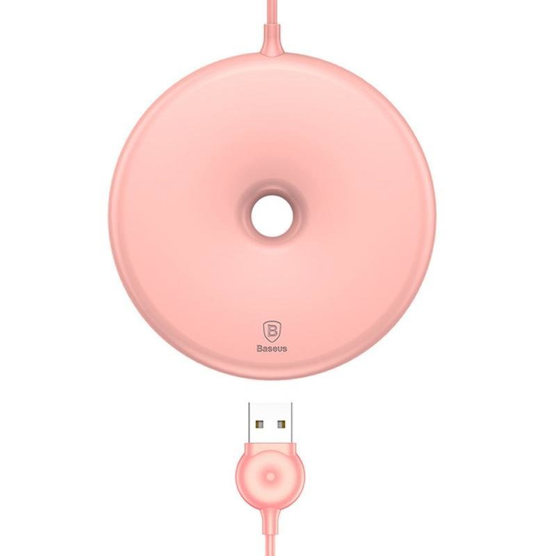 Бездротовий ЗП Baseus Donut Wireless Charger ( Pink )