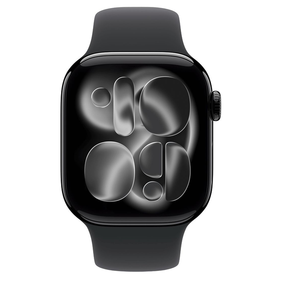 Apple Watch Series 11 GPS + Cellular 42mm Jet Black Alu. Case w. Black S. Band - M/L (MF854)