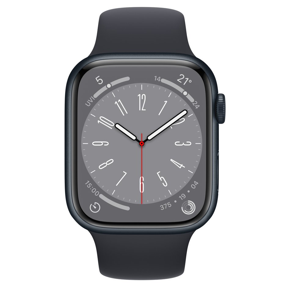 Apple Watch Series 8 45mm Midnight Aluminum Case (MNP13)