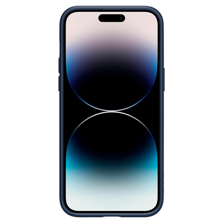 Чехол для iPhone 14 Pro Spigen Liquid Air Navy Blue (ACS04958)