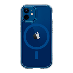 Чохол для iPhone 12/12 Pro Spigen Ultra Hybrid Mag Safe Blue (ACS02627)