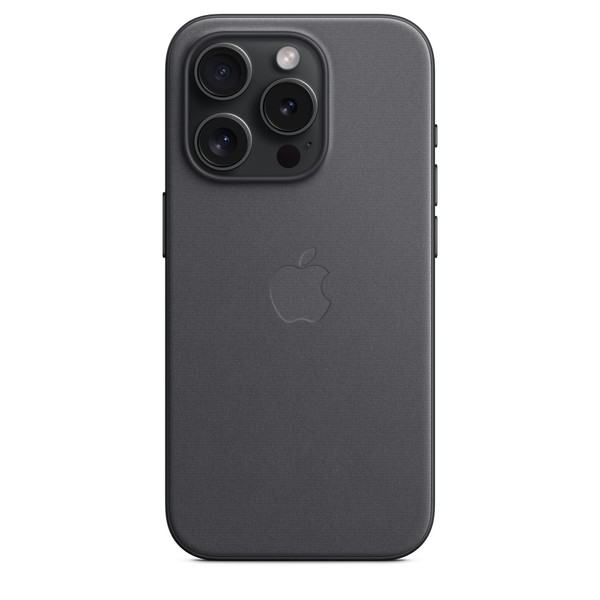 Чехол для iPhone 15 Pro OEM+ FineWoven with MagSafe (Black)