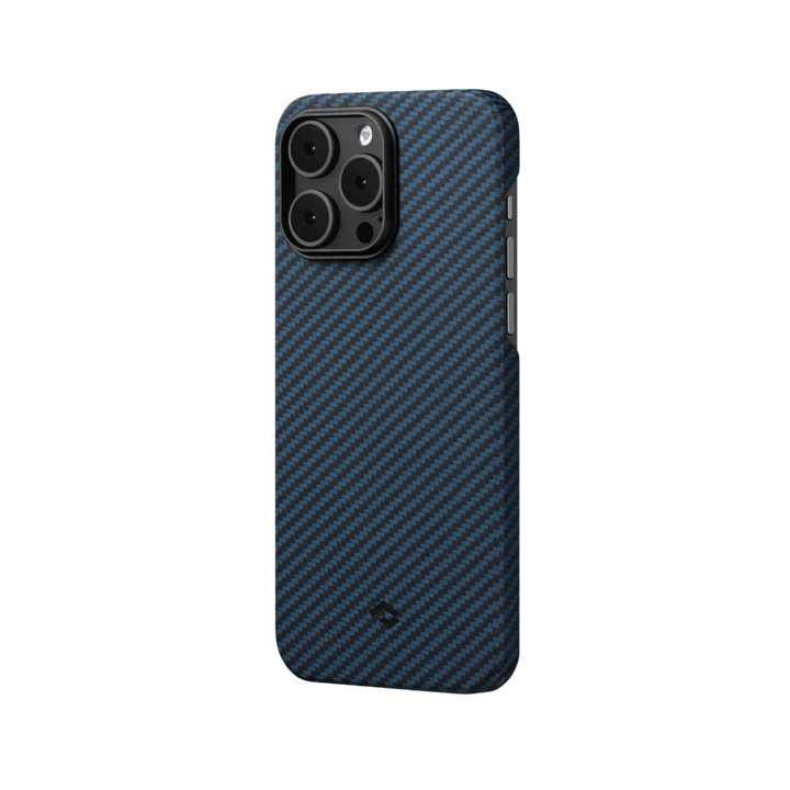 Чохол для iPhone 14 Pro Max Pitaka MagEZ Case 3 Twill 1500D Black/Blue (KI1408PM)