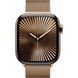 Б/У Apple Watch Series 10 GPS + Cellular 42mm Gold Titanium Case w. Gold Milanese Loop