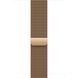Apple Watch Series 10 GPS + Cellular 46mm Gold Titanium Case with Gold Milanese Loop - S/M (MC7T4)