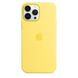 Чехол для iPhone 13 Pro Max Apple Silicone Case with Magsafe (Lemon Zest) MN6A3 UA