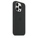 Чехол для iPhone 15 Pro Apple Silicone Case with MagSafe - Black (MT1A3)