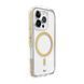 Чохол для iPhone 16 Pro LAUT AERO SPARKLE з MagSafe, Прозорий/золотий (L_IP24B_AS_GD)