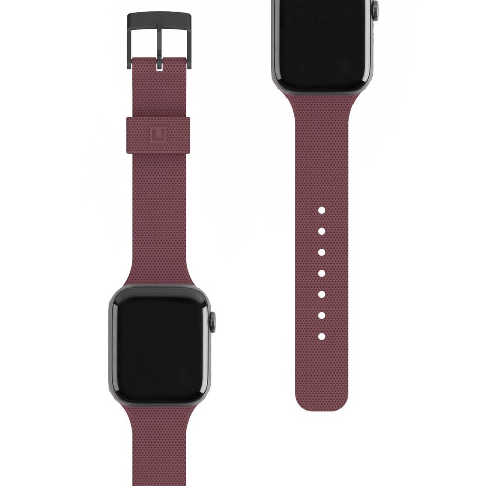 Ремешок для Apple Watch 44/42 mm UAG [U] Dot Silicone (Aubergine) 19249K314747