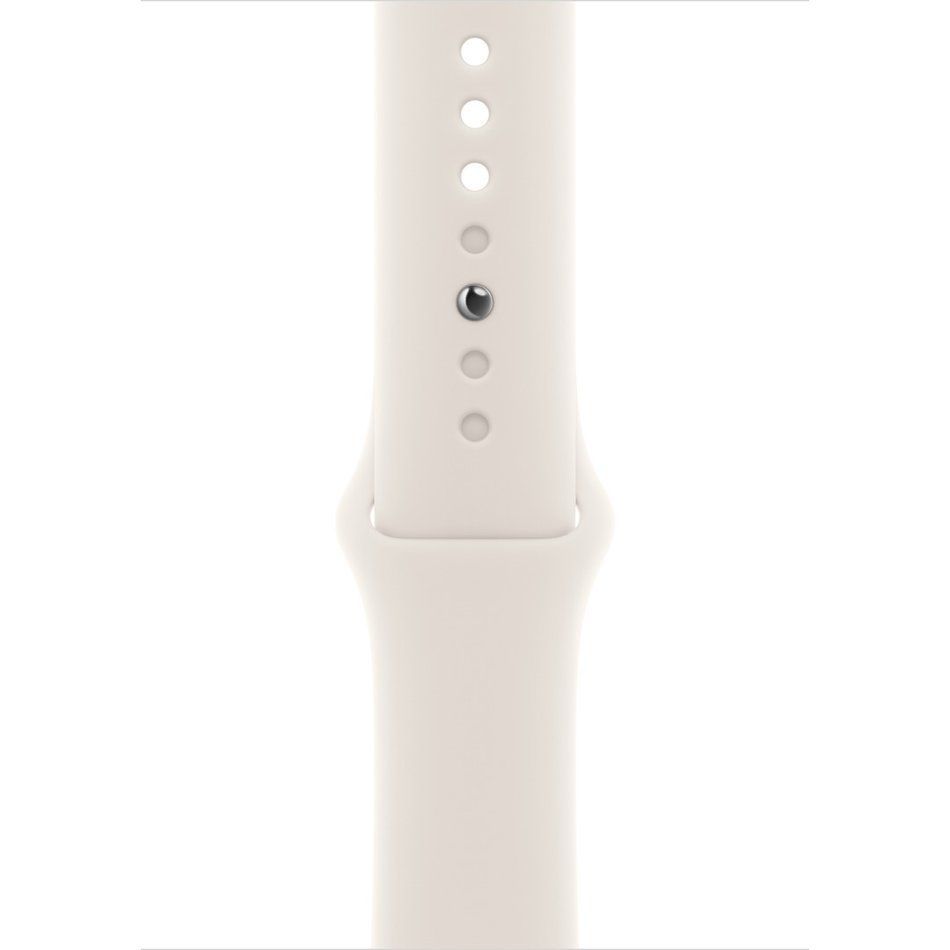 Apple Watch SE 2 GPS 44mm Starlight Aluminium Case w. Starlight Sport Band - M/L (MXEV3)