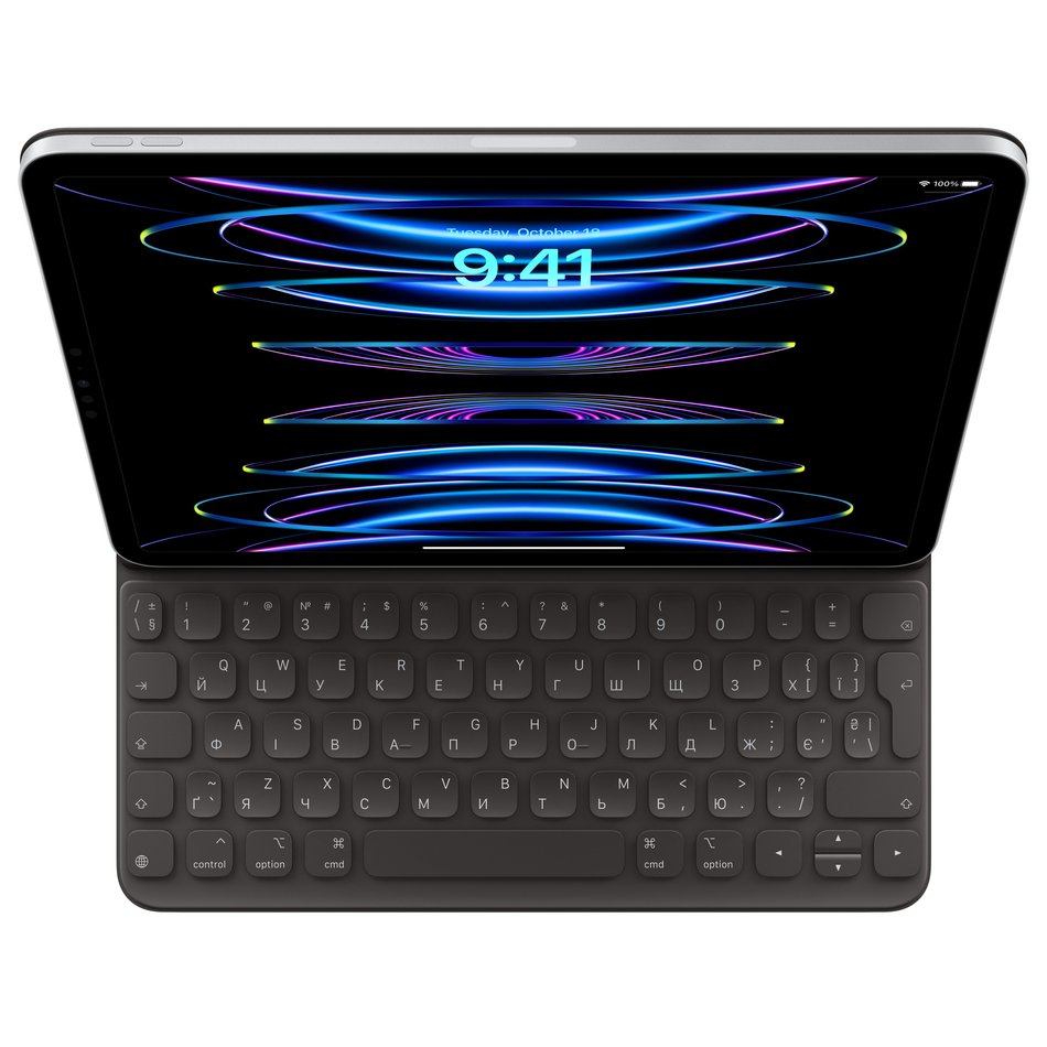 Чехол-клавиатура Apple Smart Keyboard Folio для iPad Pro 11" (2018-2022) Black (MXNK2) UA