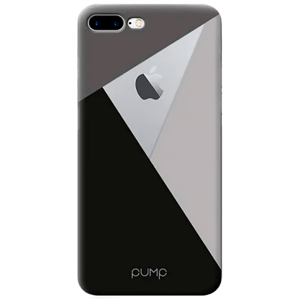 Чохол для iPhone 7+ / 8+ PUMP Transparency Case ( Black/Gray )