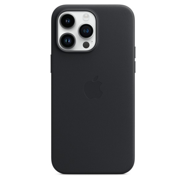 Чохол для iPhone 14 Pro Max Apple Leather Case with MagSafe - Midnight (MPPM3) UA