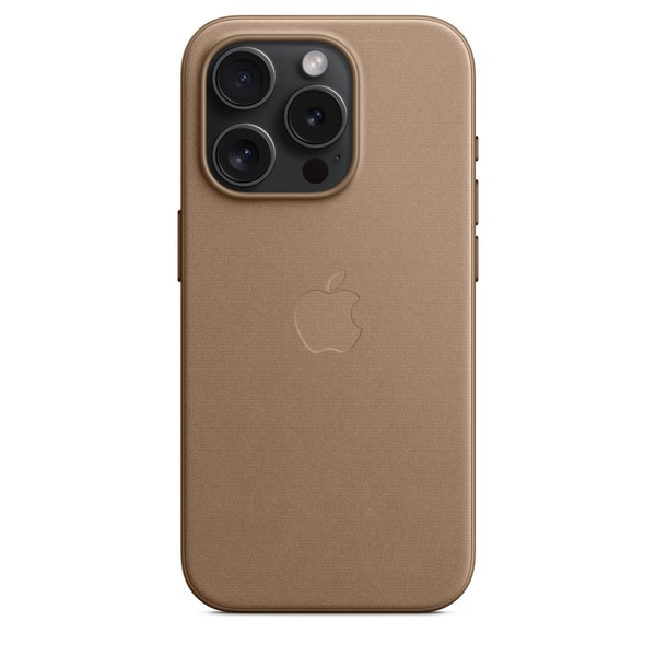 Чохол для iPhone 15 Pro Apple FineWoven Case with MagSafe - Taupe (MT4J3)