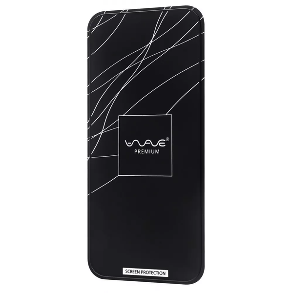 Защитное стекло для iPhone 12/12 Pro WAVE Premium (Black)