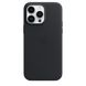 Чехол для iPhone 14 Pro Max Apple Leather Case with MagSafe - Midnight (MPPM3) UA