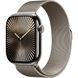 Apple Watch Series 10 GPS + Cellular 46mm Natural Titanium Case with Natural Milanese Loop - S/M (MC7Q4)