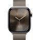 Б/У Apple Watch Series 10 GPS + Cellular 42mm Natural Titanium Case w. Natural Milanese Loop