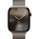 Apple Watch Series 10 GPS + Cellular 46mm Natural Titanium Case with Natural Milanese Loop - S/M (MC7Q4)