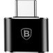 Адаптер Baseus USB Female To Type-C Male Adapter Converter ( Black ) CATOTG-01 Black