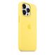 Чохол для iPhone 13 Pro Apple Silicone Case with Magsafe (Lemon Zest) MN663 UA