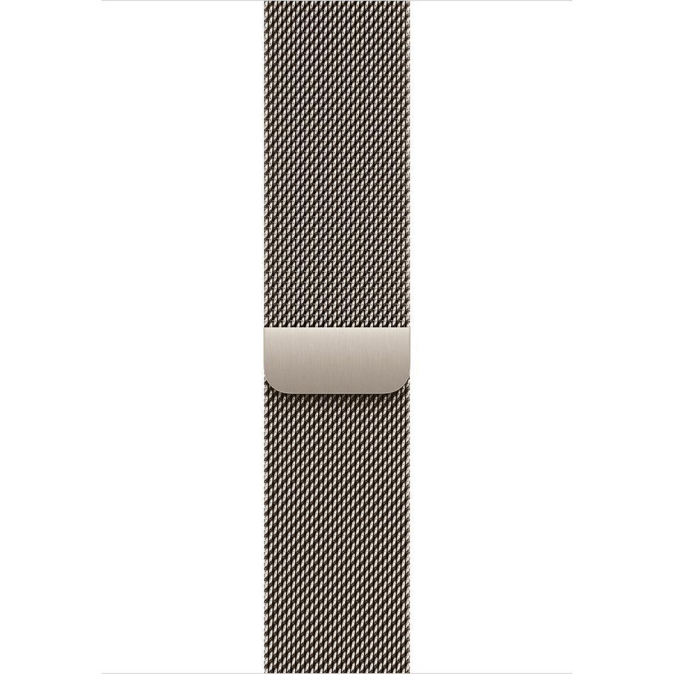 Apple Watch Series 10 GPS + Cellular 46mm Natural Titanium Case with Natural Milanese Loop - S/M (MC7Q4)