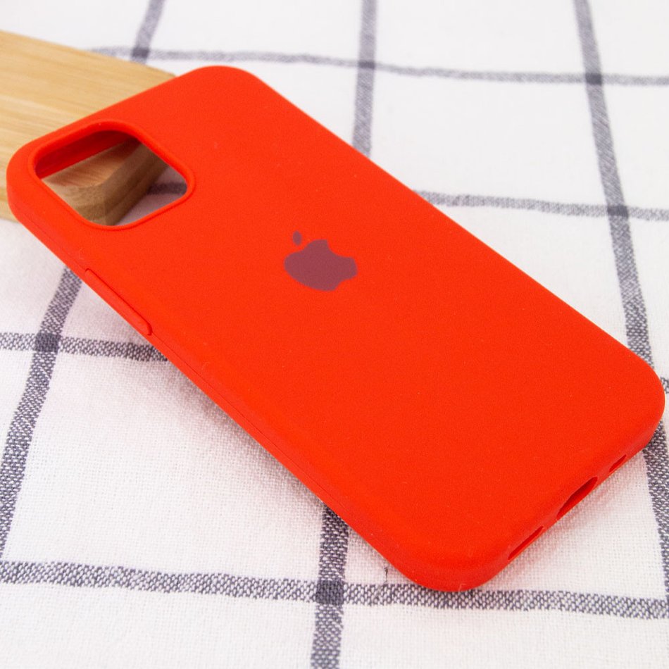 Чехол для iPhone 12 mini OEM- Silicone Case (Red)