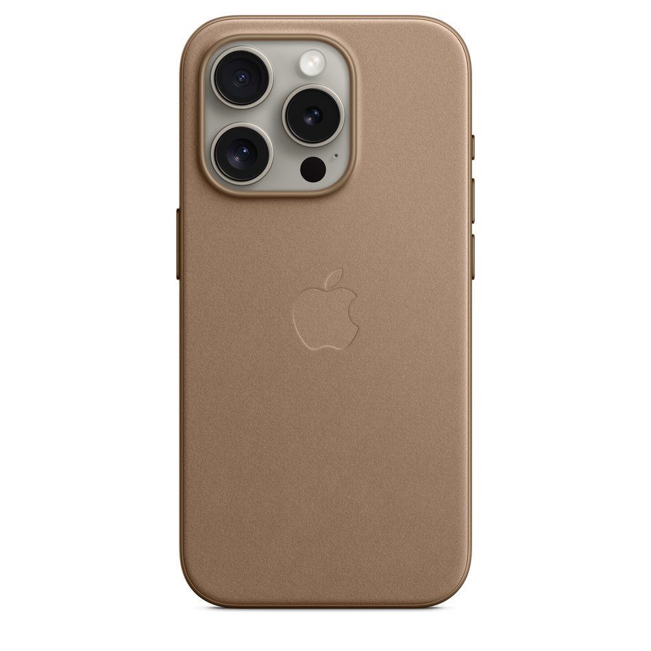 Чехол для iPhone 15 Pro Apple FineWoven Case with MagSafe - Taupe (MT4J3)