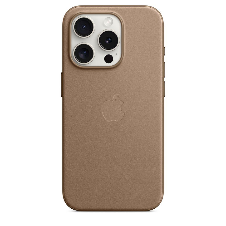 Чехол для iPhone 15 Pro Apple FineWoven Case with MagSafe - Taupe (MT4J3)