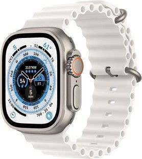 Б/У Apple Watch Ultra GPS + LTE 49mm Titanium Case with White Ocean Band