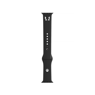 Ремінець для Watch 40/41mm Pump Silicone Band (Cat Black) PMSL-WT38-41/1