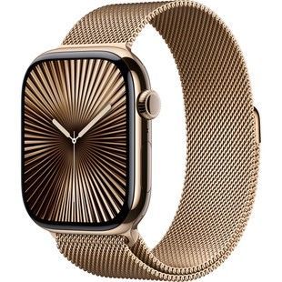 Б/У Apple Watch Series 10 GPS + Cellular 46mm Gold Titanium Case w. Gold Milanese Loop