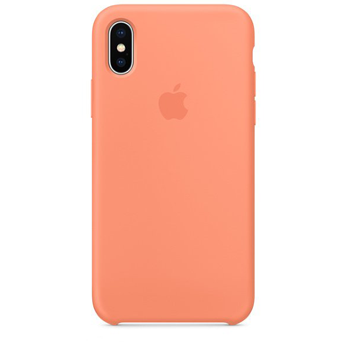 Чехол для iPhone X/Xs OEM Silicone Case ( Peach )