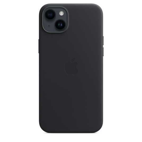 Купить Чехол для iPhone 14 Plus Apple Leather Case with MagSafe