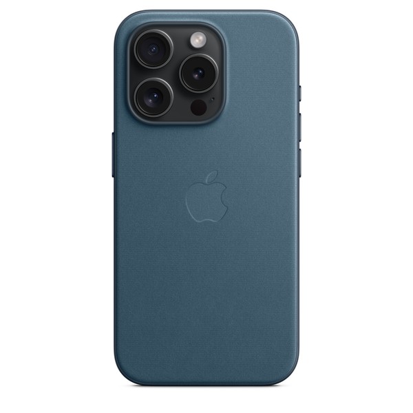 Чохол для iPhone 15 Pro OEM+ FineWoven with MagSafe (Pacific Blue)