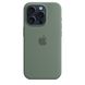 Чехол для iPhone 15 Pro Apple Silicone Case with MagSafe - Cypress (MT1J3)