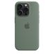 Чехол для iPhone 15 Pro Apple Silicone Case with MagSafe - Cypress (MT1J3)