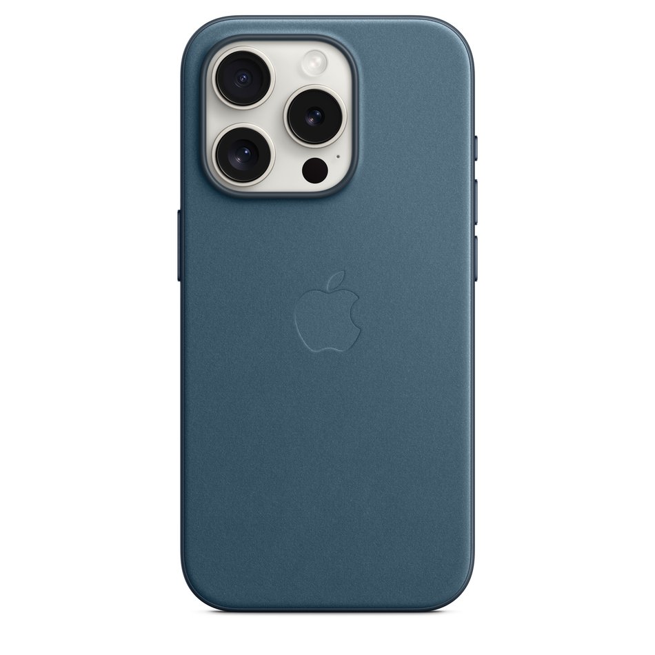 Чехол для iPhone 15 Pro OEM+ FineWoven with MagSafe (Pacific Blue)