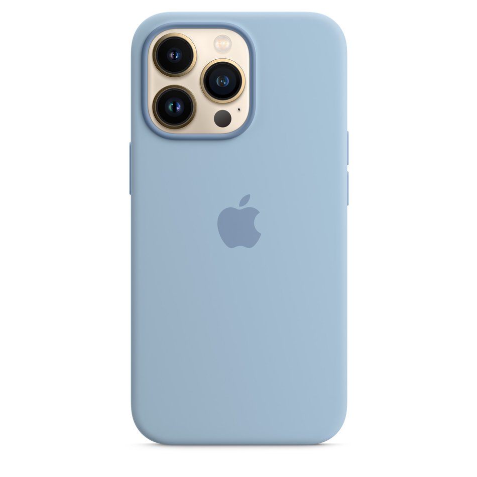 Чохол для iPhone 13 Pro Apple Silicone Case with Magsafe (Blue Fog) MN653 UA