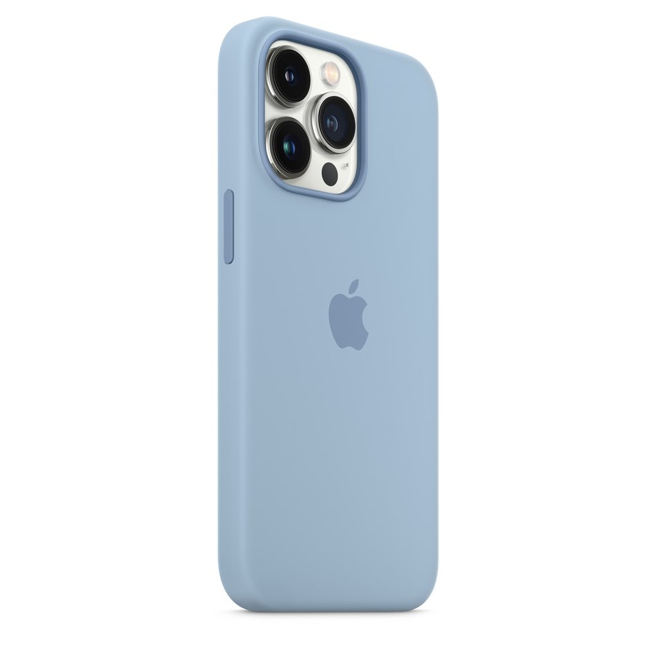 Чохол для iPhone 13 Pro Apple Silicone Case with Magsafe (Blue Fog) MN653 UA
