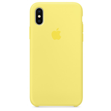 Чехол для iPhone X/Xs OEM Silicone Case ( Lemonade )