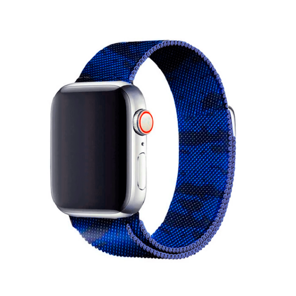 Ремінець для Apple Watch 42/44 mm OEM Milanese Loop ( Comouflage Blue )
