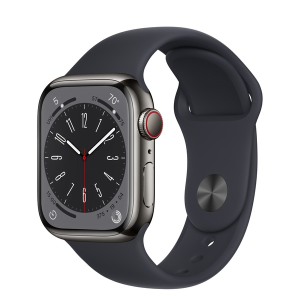 Apple Watch Series 8 GPS + Cellular Stainless Steel Case Midnight (003447)